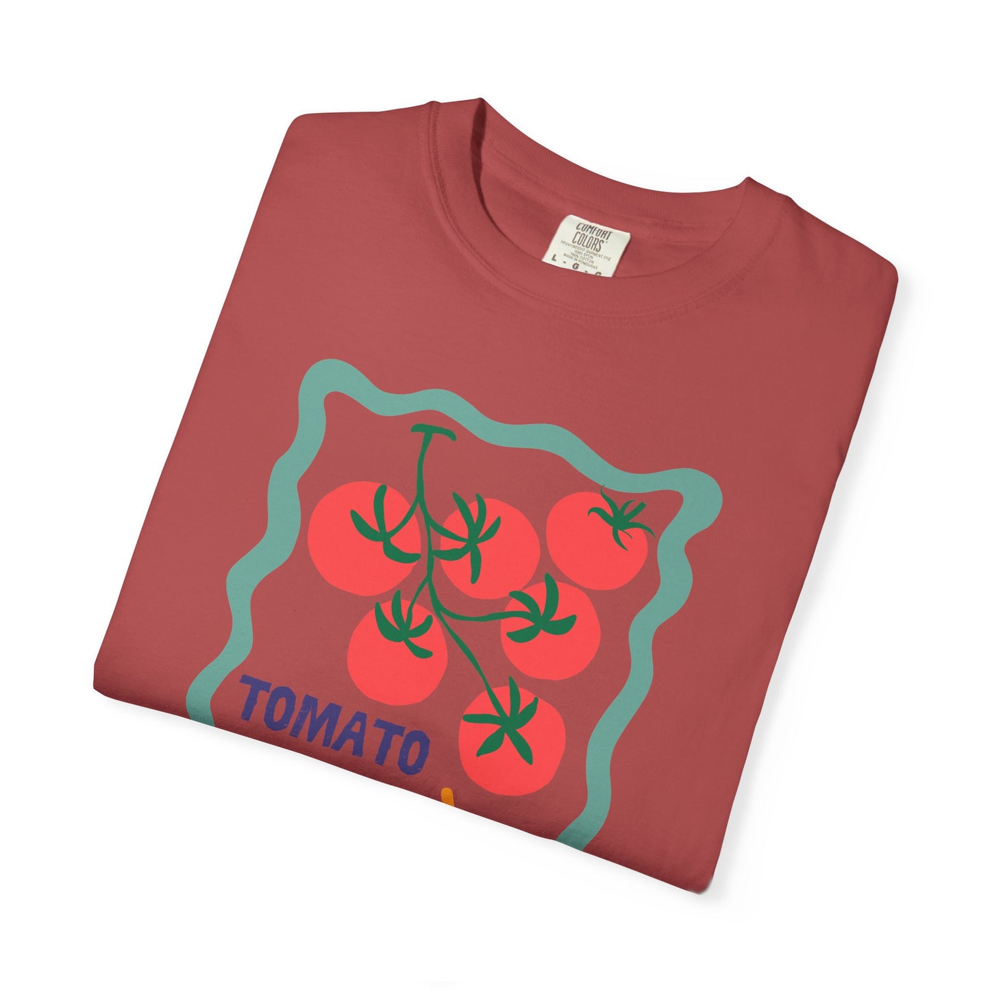 Tomato Hebrew Illustration Summer Fruit Tshirt | Jewish Trendy Tee