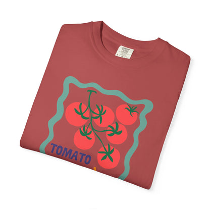 Tomato Hebrew Illustration Summer Fruit Tshirt | Jewish Trendy Tee