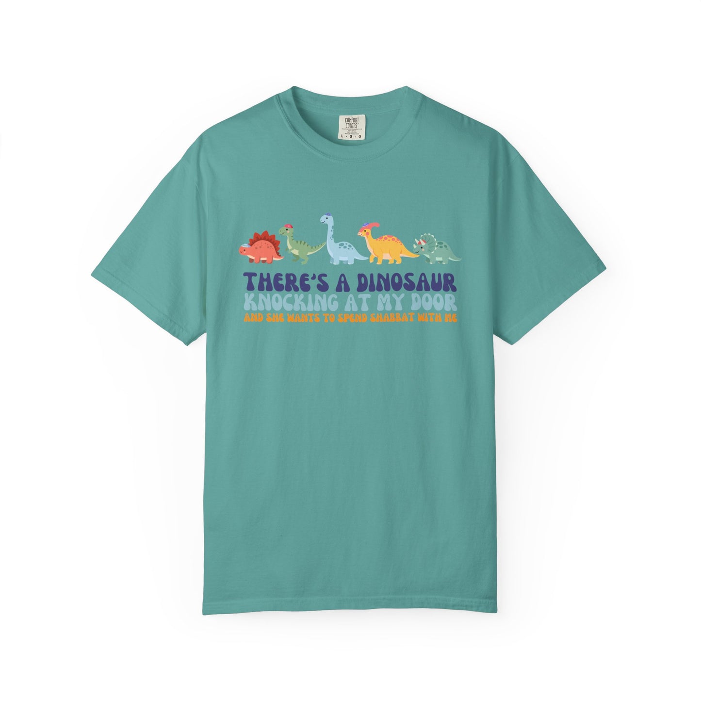 Tot Shabbat Dinosaur Adult TShirt