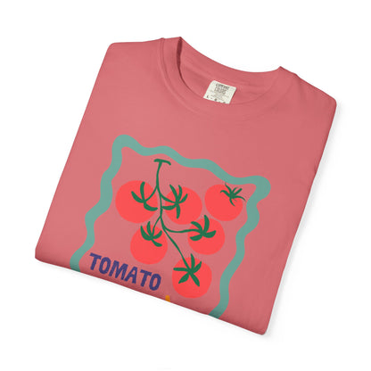 Tomato Hebrew Illustration Summer Fruit Tshirt | Jewish Trendy Tee