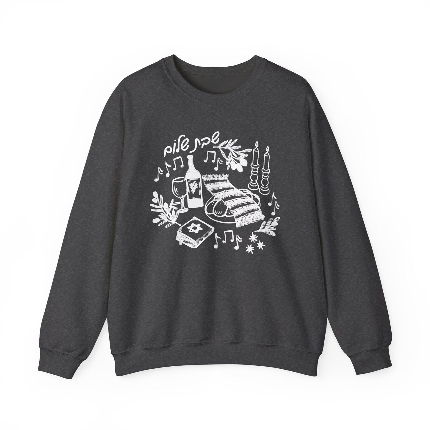 Shabbat Shalom Crewneck Sweatshirt