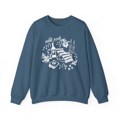 Shabbat Shalom Crewneck Sweatshirt