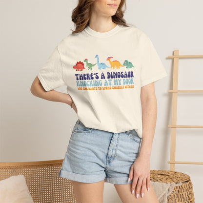 Tot Shabbat Dinosaur Adult TShirt