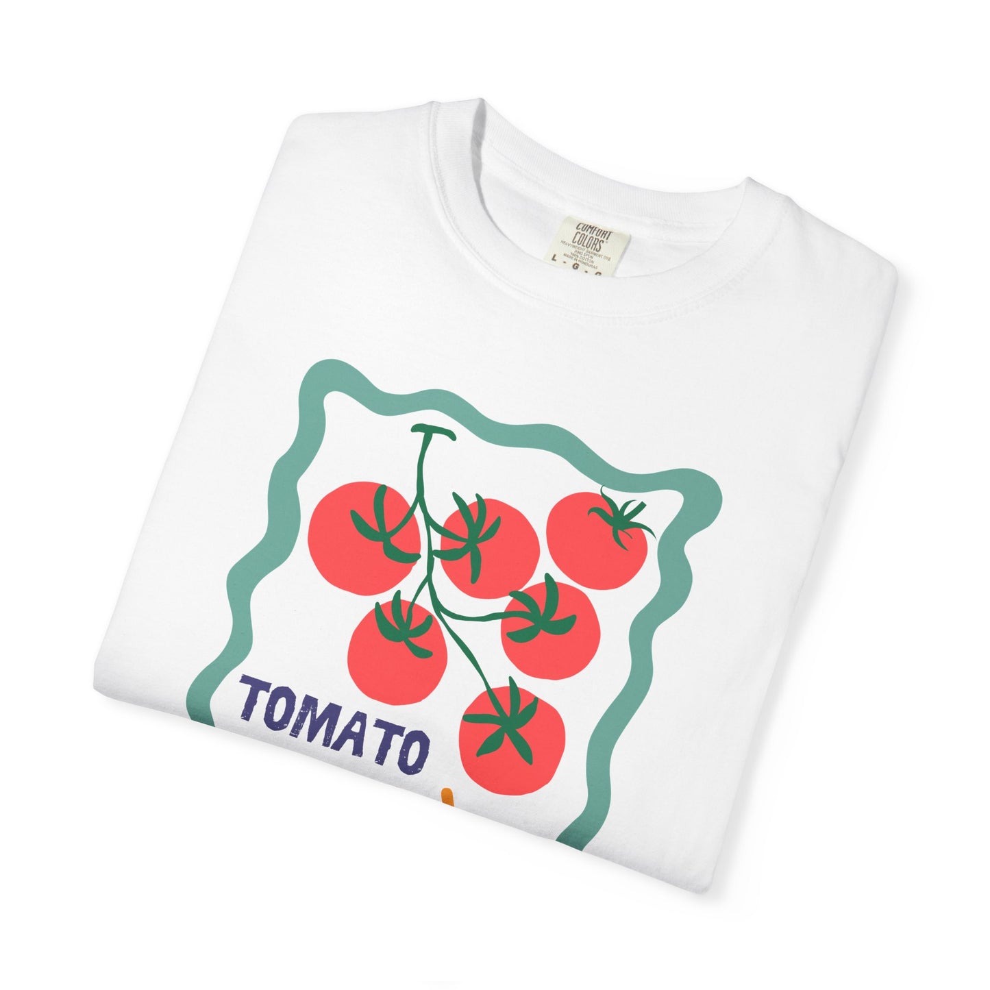 Tomato Hebrew Illustration Summer Fruit Tshirt | Jewish Trendy Tee