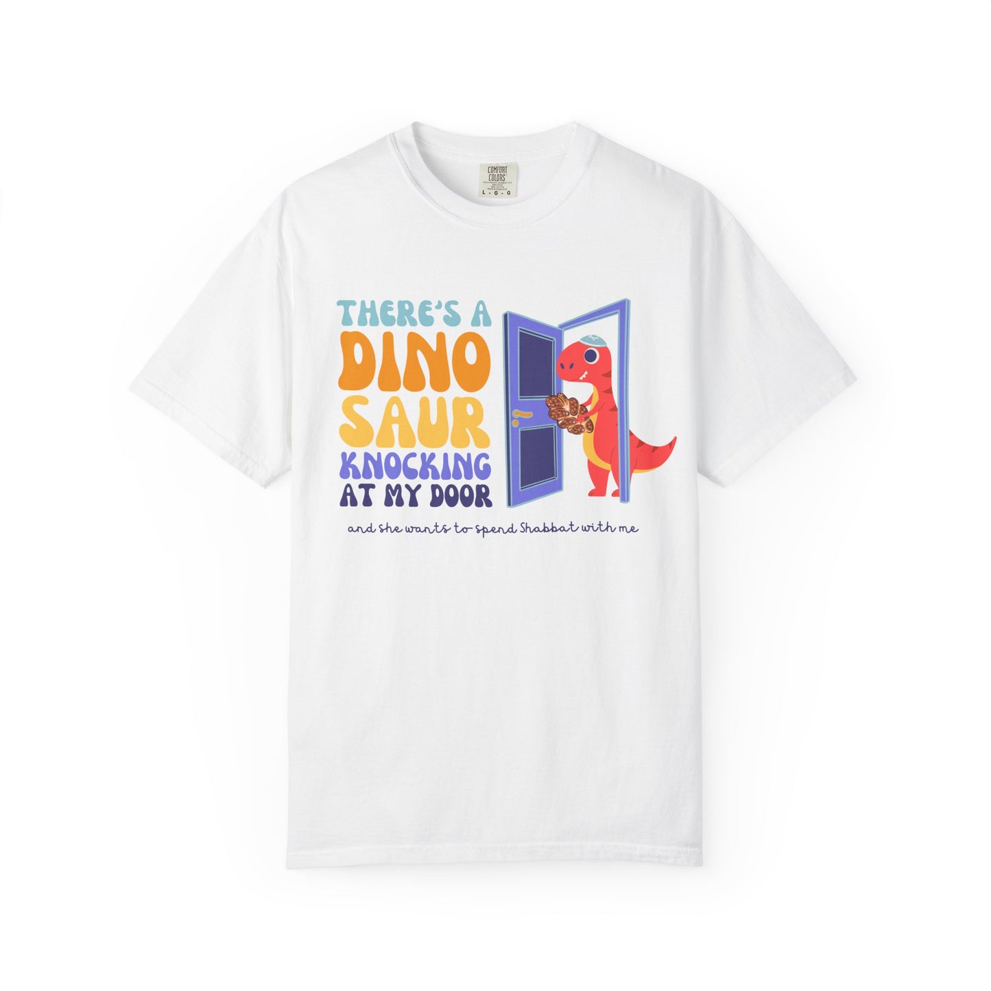 TRex Edition - Tot Shabbat Dinosaur Adult TShirt