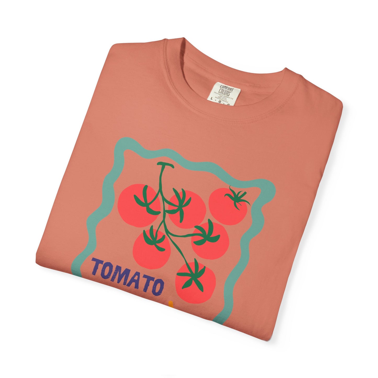 Tomato Hebrew Illustration Summer Fruit Tshirt | Jewish Trendy Tee