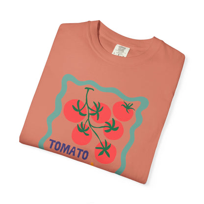 Tomato Hebrew Illustration Summer Fruit Tshirt | Jewish Trendy Tee