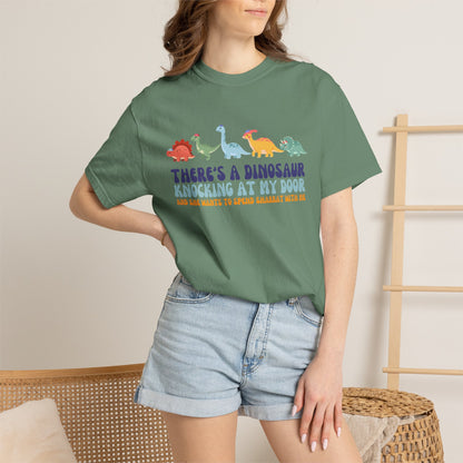 Tot Shabbat Dinosaur Adult TShirt