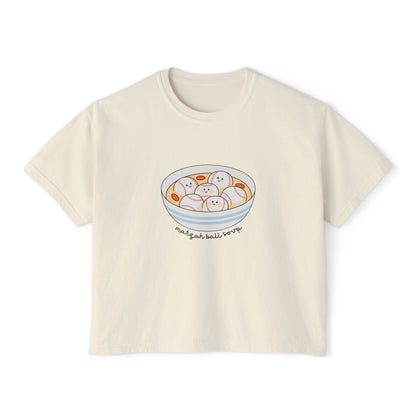 Matzah Ball Baseball Soup Comfort Colors Boxy Tshirt