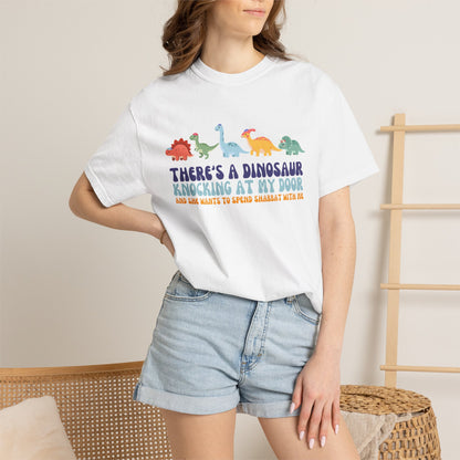 Tot Shabbat Dinosaur Adult TShirt