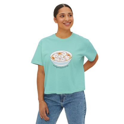 Matzah Ball Baseball Soup Comfort Colors Boxy Tshirt