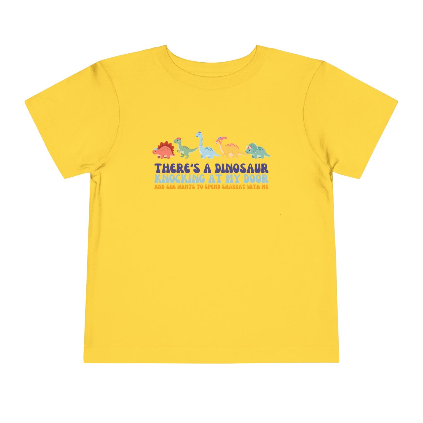 Tot Shabbat Dinosaur Toddler TShirt