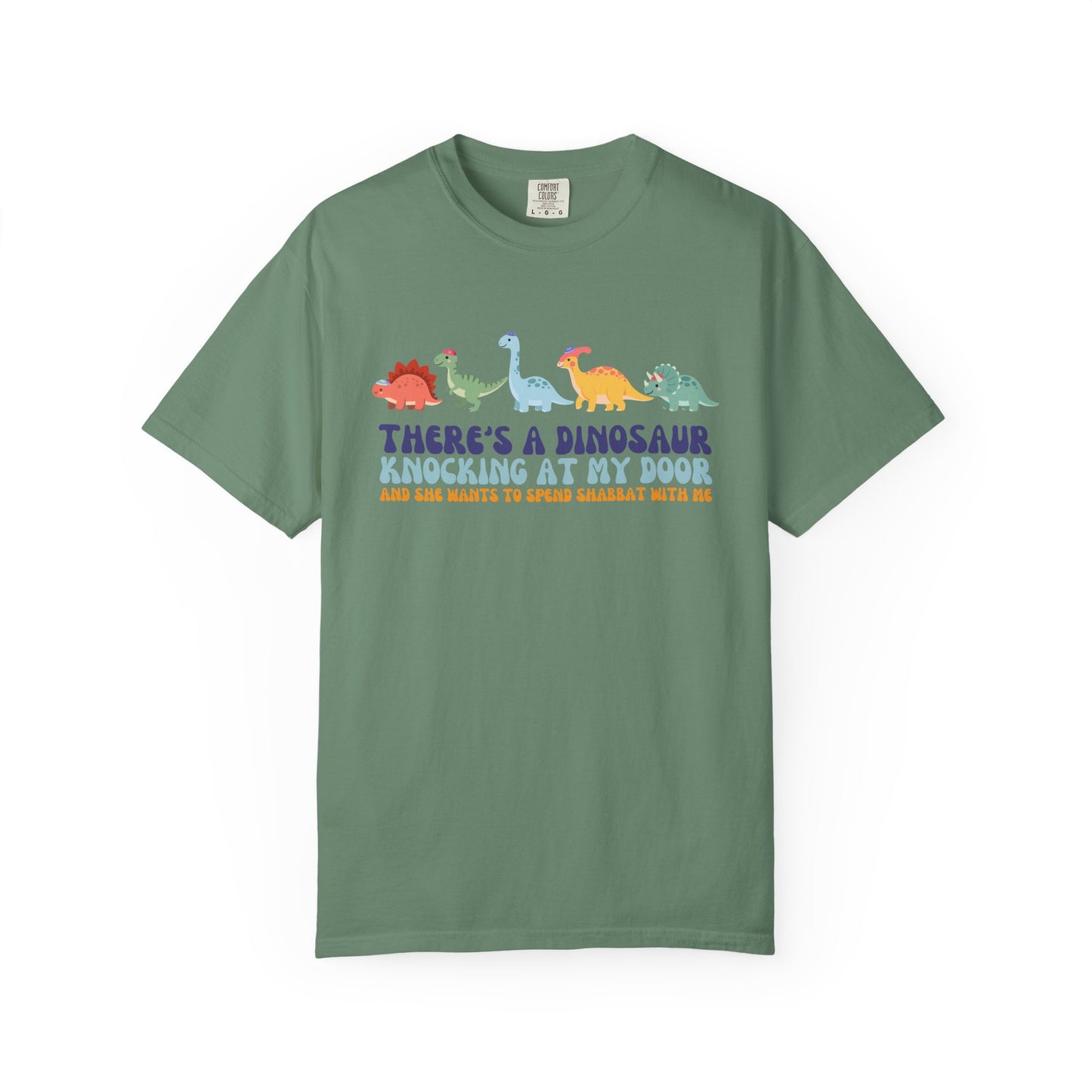 Tot Shabbat Dinosaur Adult TShirt