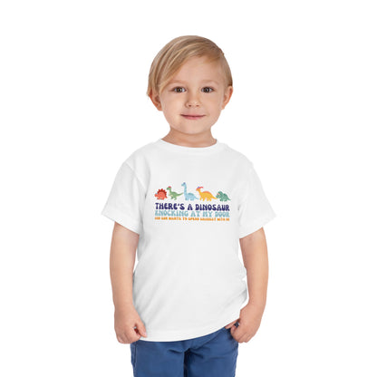 Tot Shabbat Dinosaur Toddler TShirt