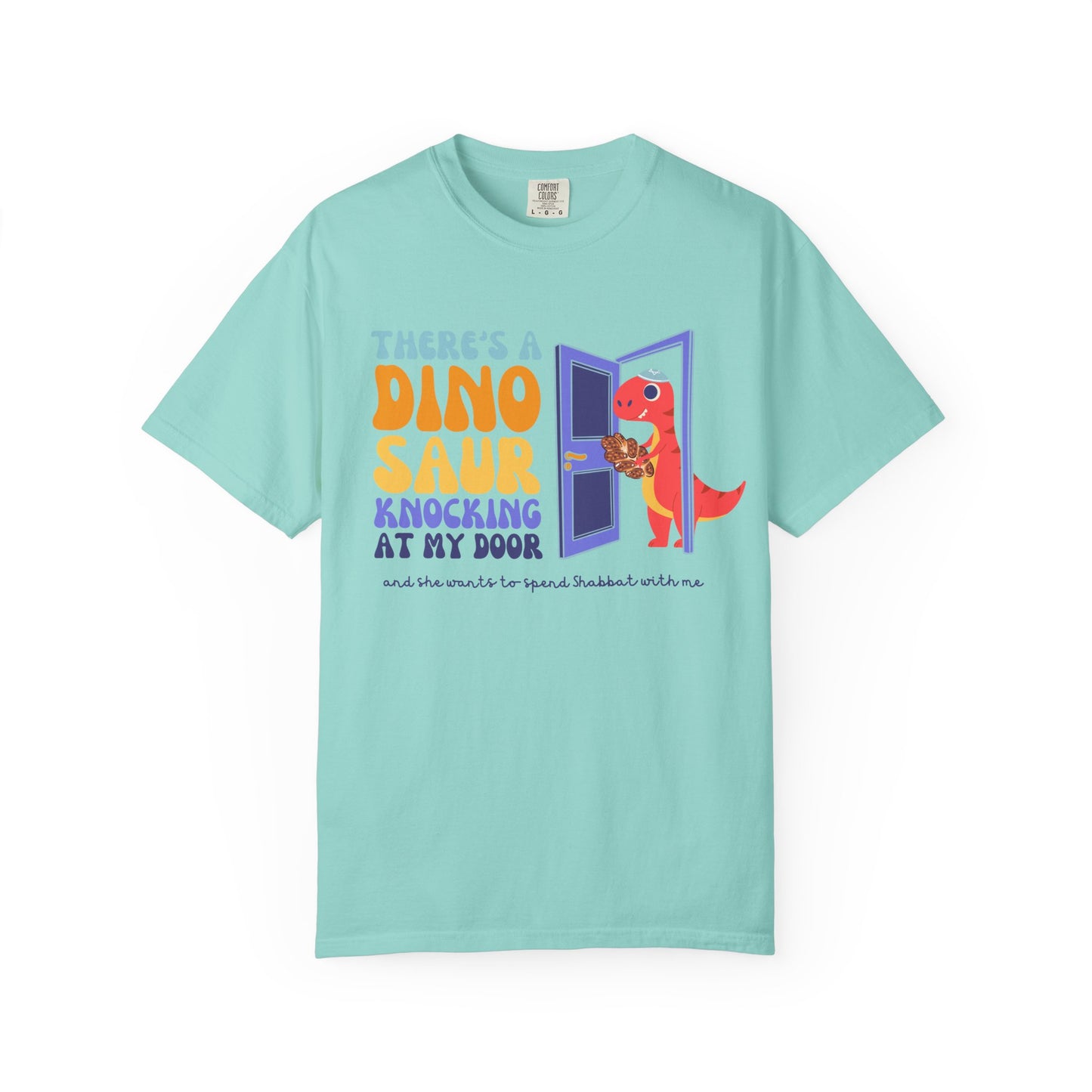 TRex Edition - Tot Shabbat Dinosaur Adult TShirt