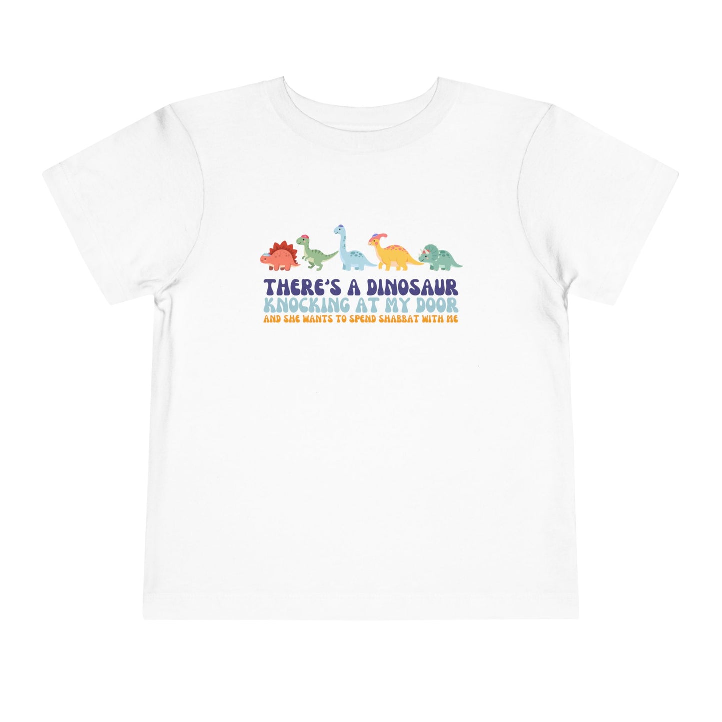 Tot Shabbat Dinosaur Toddler TShirt