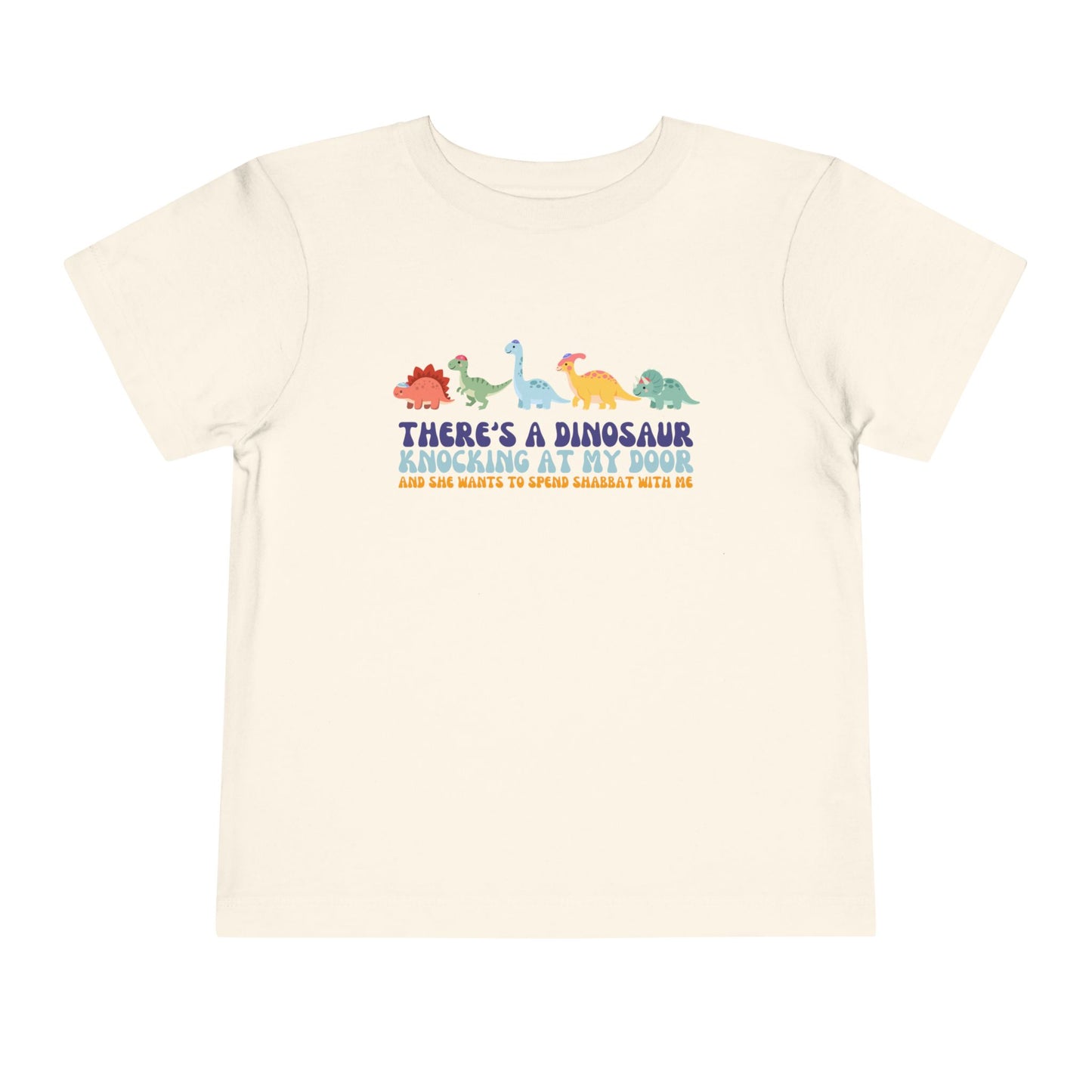 Tot Shabbat Dinosaur Toddler TShirt