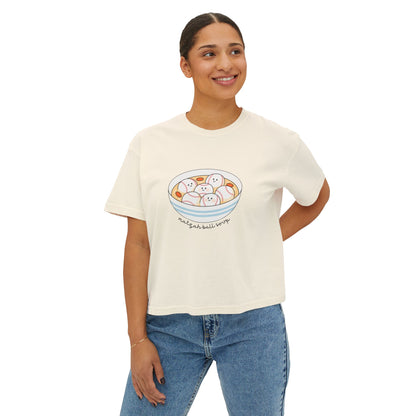 Matzah Ball Baseball Soup Comfort Colors Boxy Tshirt