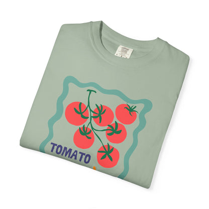 Tomato Hebrew Illustration Summer Fruit Tshirt | Jewish Trendy Tee