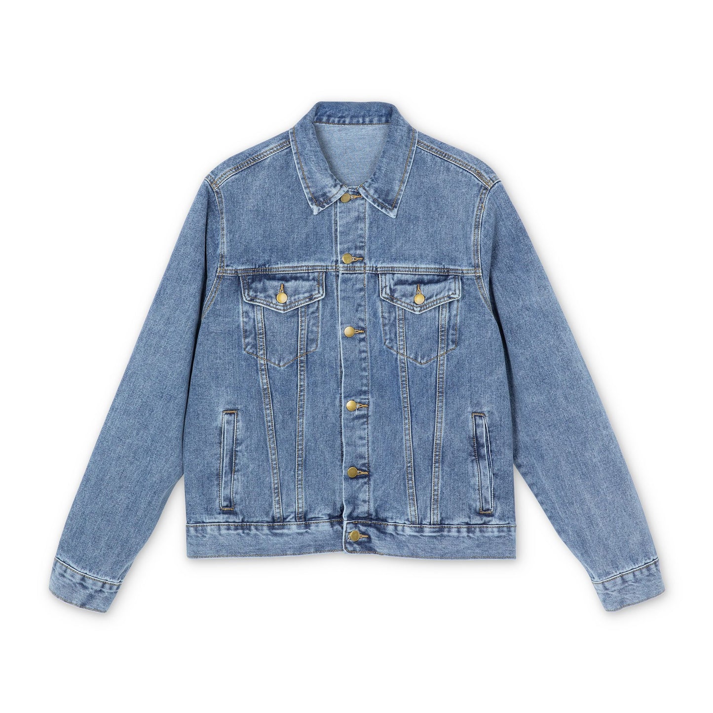 Shabbat Shalom Denim Jacket | Unique Jewish Aesthetic Clothing