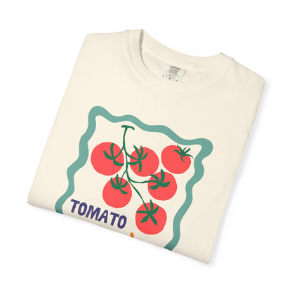 Tomato Hebrew Illustration Summer Fruit Tshirt | Jewish Trendy Tee