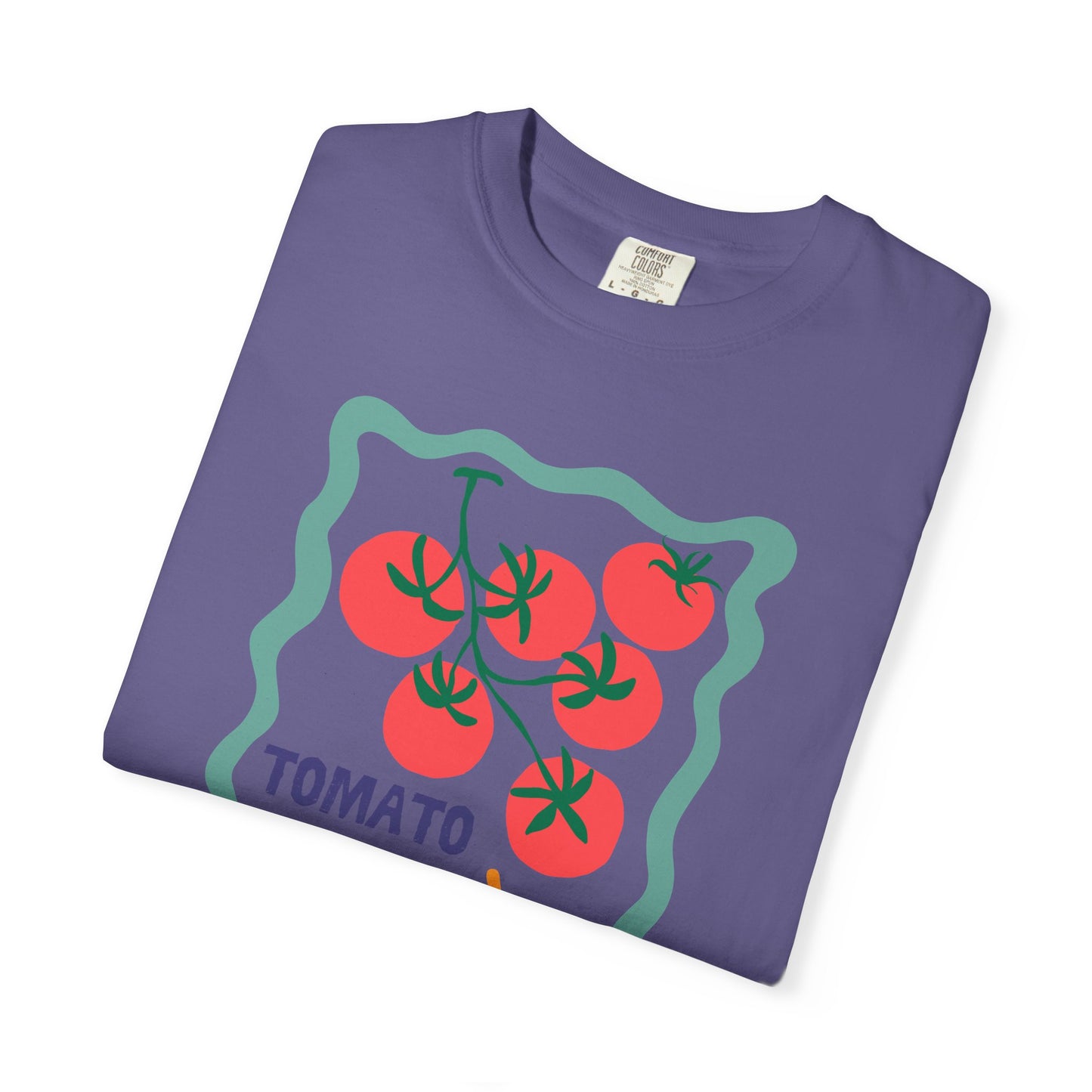 Tomato Hebrew Illustration Summer Fruit Tshirt | Jewish Trendy Tee