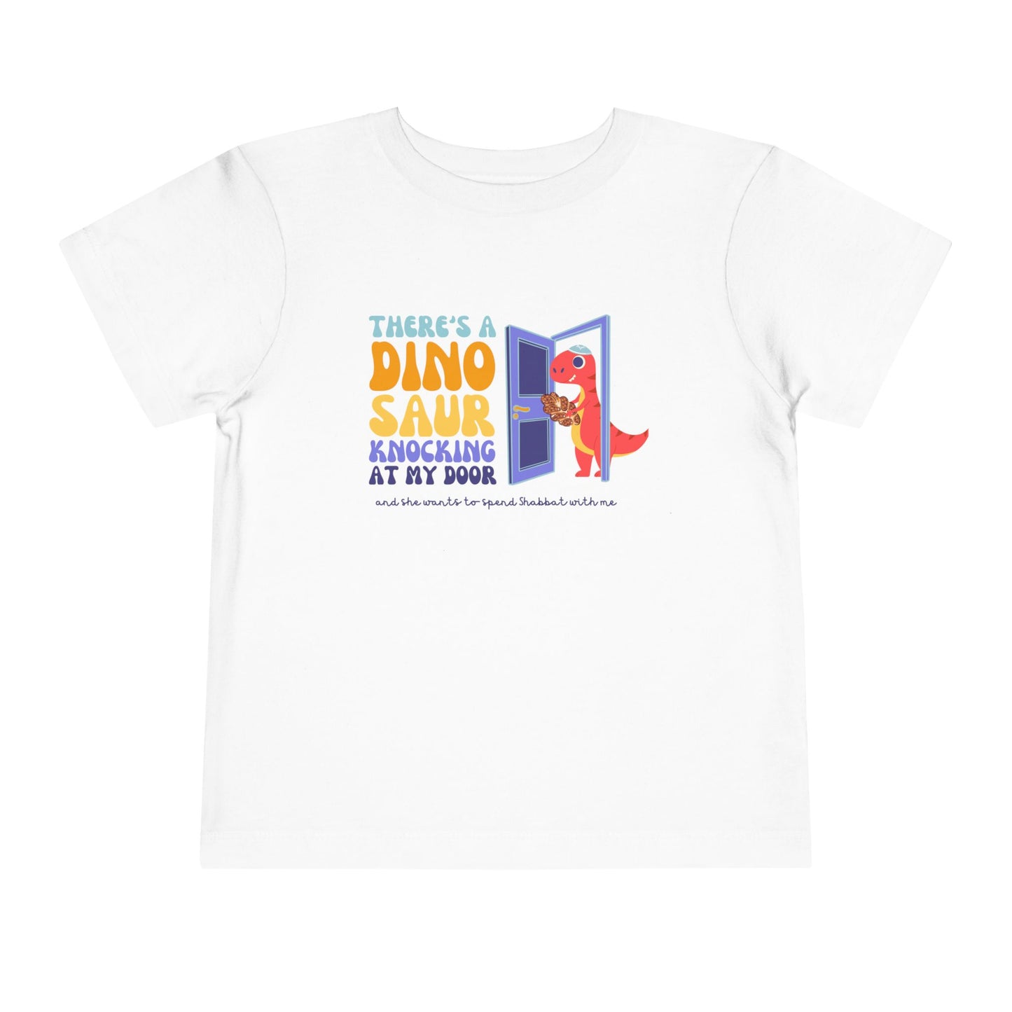 TRex Edition - Tot Shabbat Dinosaur Toddler TShirt