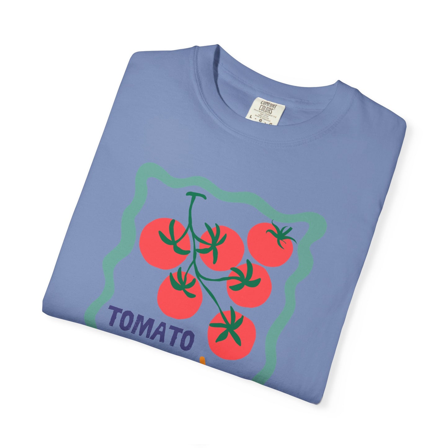 Tomato Hebrew Illustration Summer Fruit Tshirt | Jewish Trendy Tee