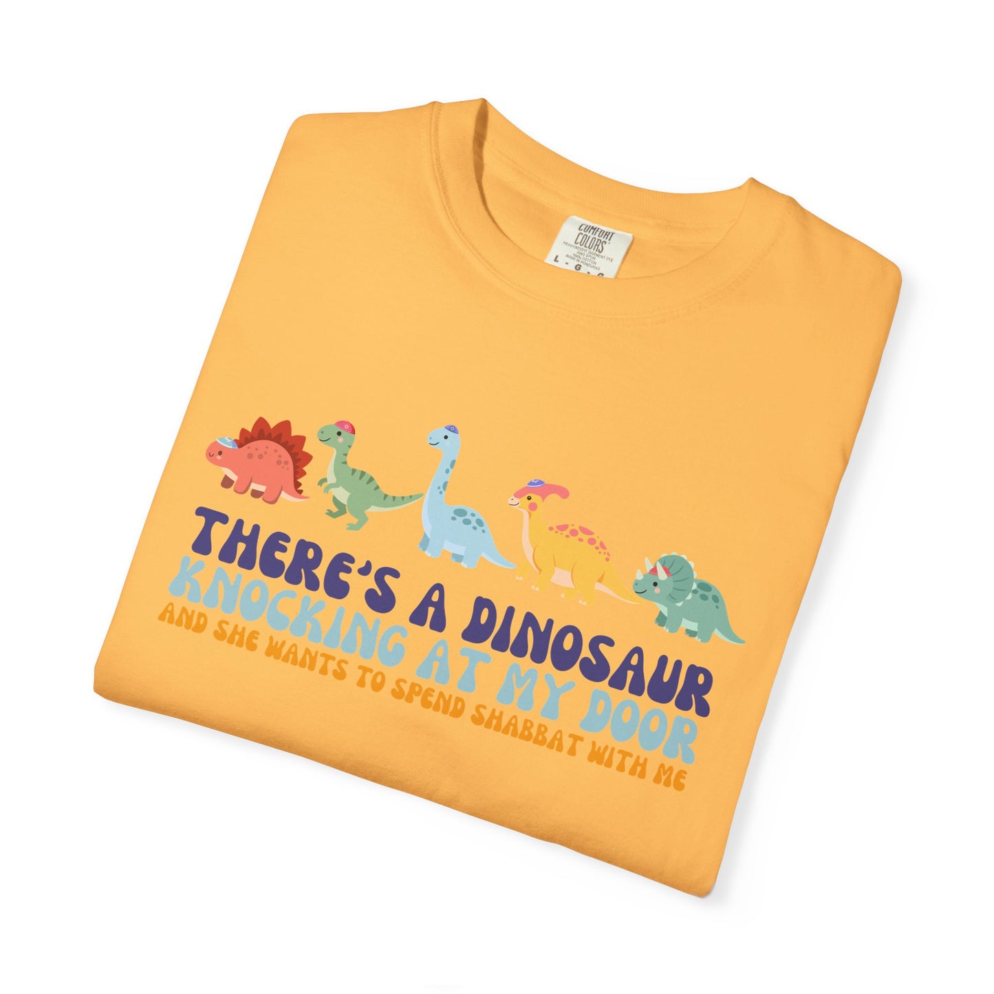 Tot Shabbat Dinosaur Adult TShirt