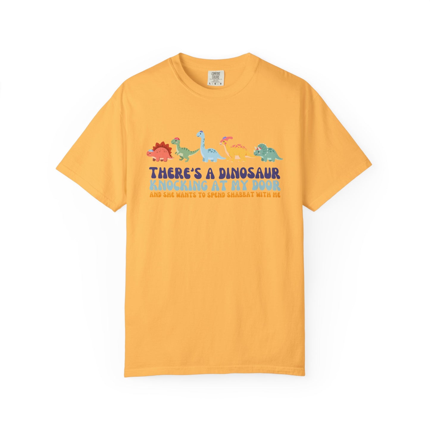 Tot Shabbat Dinosaur Adult TShirt