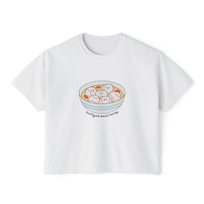 Matzah Ball Baseball Soup Comfort Colors Boxy Tshirt
