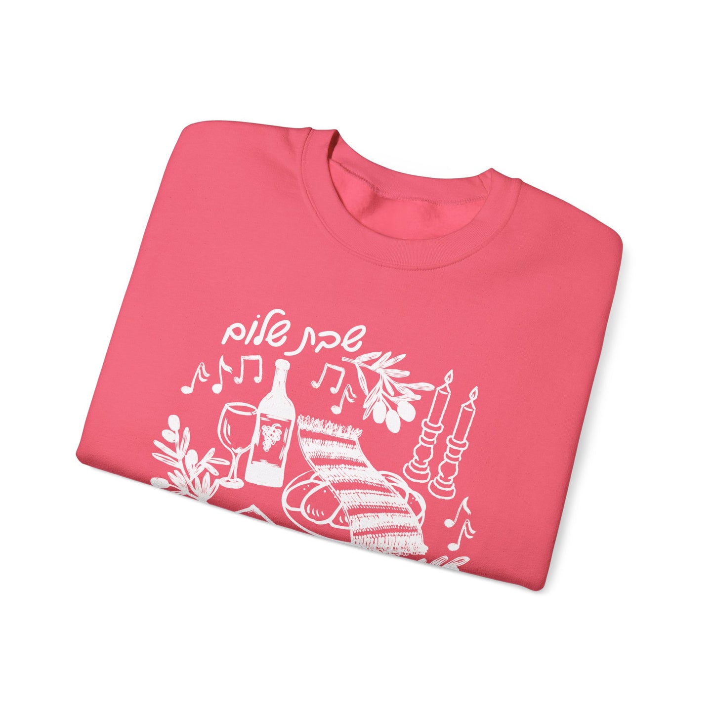 Shabbat Shalom Crewneck Sweatshirt