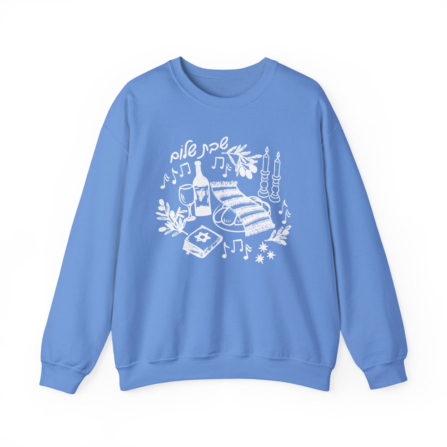 Shabbat Shalom Crewneck Sweatshirt