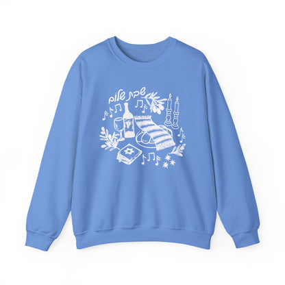 Shabbat Shalom Crewneck Sweatshirt