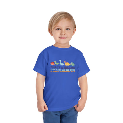 Tot Shabbat Dinosaur Toddler TShirt