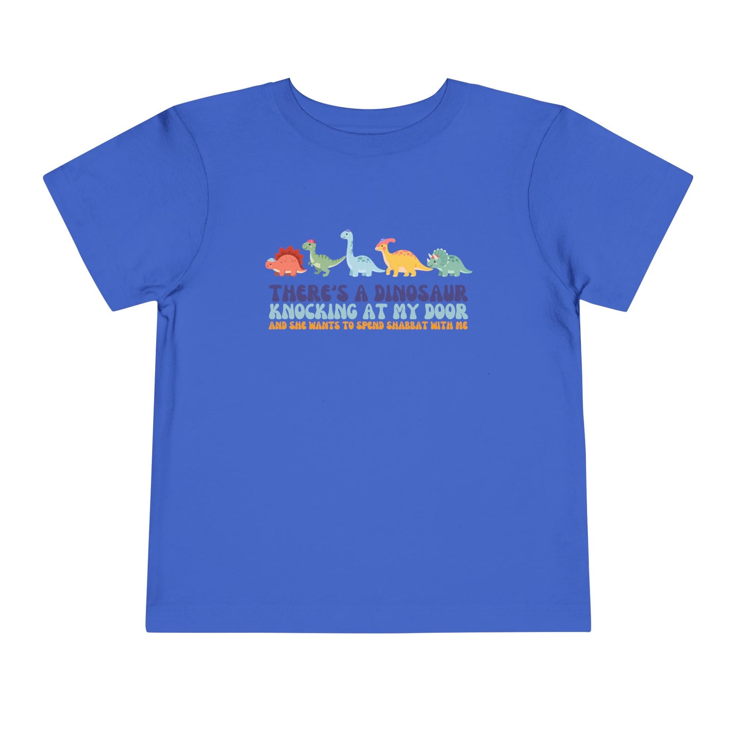 Tot Shabbat Dinosaur Toddler TShirt