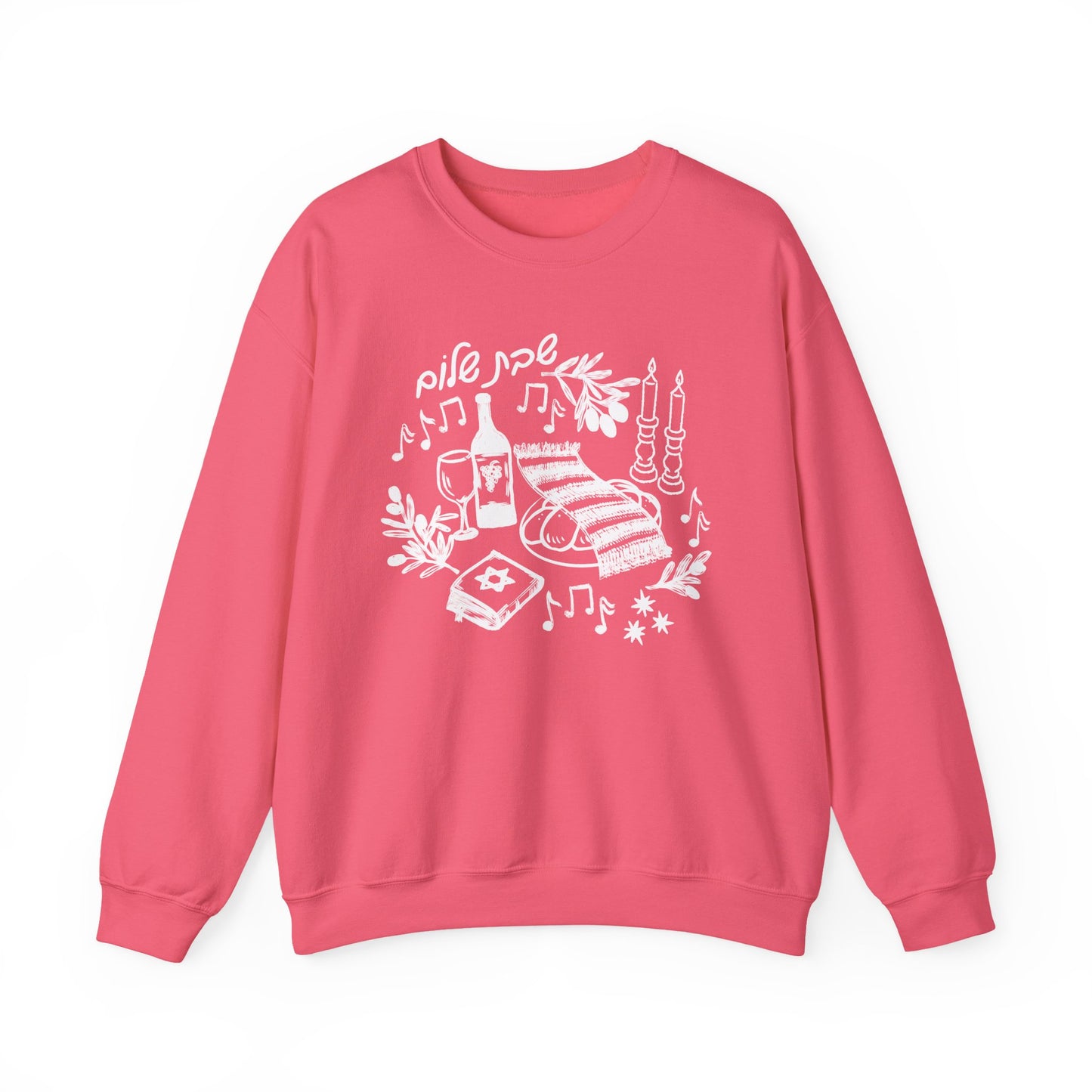 Shabbat Shalom Crewneck Sweatshirt
