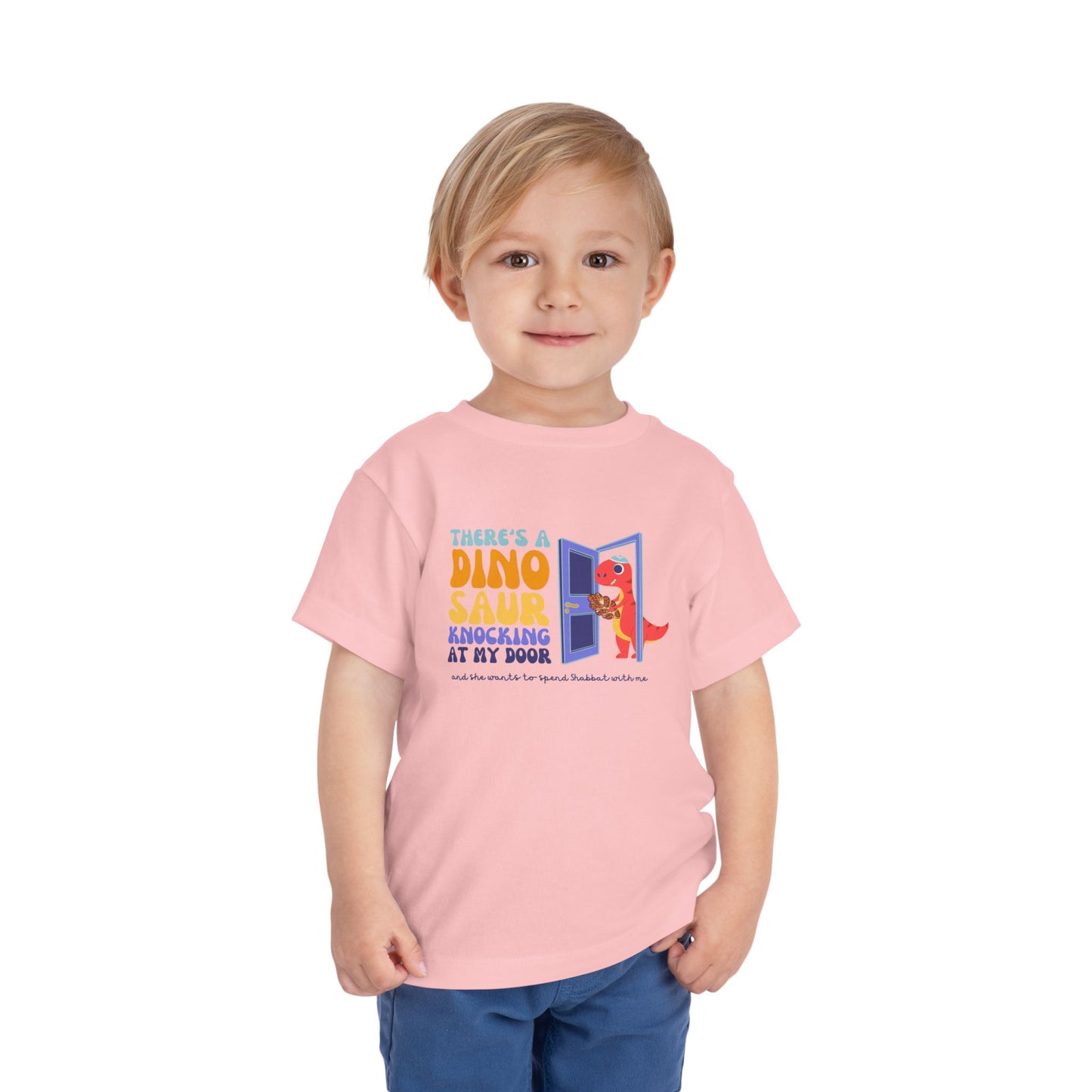 TRex Edition - Tot Shabbat Dinosaur Toddler TShirt