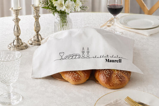 Simple Connection Custom Challah Cover