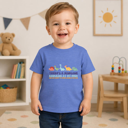 Tot Shabbat Dinosaur Toddler TShirt